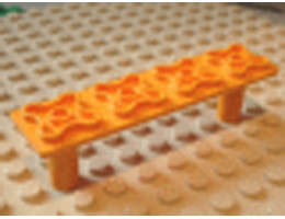 Scala Bed Support 2 x 8 x 1 2/3: {ярко жълто-оранжев}