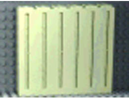 Scala Wall, Vertical Grooved 12 x 2 x 8: {светло жълто-зелен}