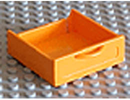 Scala Small Drawer: {ярко жълто-оранжев}