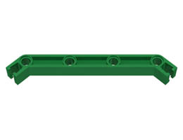 Znap Beam 11, 4 Holes, 2 Bends: {тъмно зелен}