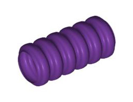 Hose, Ribbed 7mm D. 2L: {ярко виолетов}