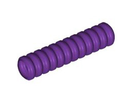 Hose, Ribbed 7mm D. 4L: {ярко виолетов}