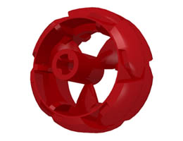 Wheel 32mm Znap Propeller: {ярко червен}
