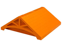 Scala Roof 24 x 22 x 7: {ярко оранжев}