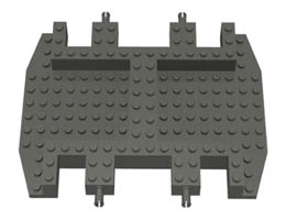 Шаси 18X12X1 1/3: {тъмно сив}
