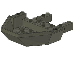 Cockpit 12 x 10 x 2 2/3: {тъмно сив}