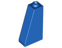 Покривна плочка 1X2x3/73°: {ярко син}