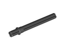 Technic, Axle 5.5 with Stop: {черен}