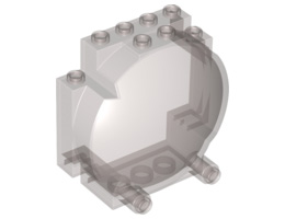 Windscreen 3 x 6 x 5 Bubble: {прозрачно кафяв}