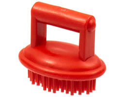 Scala Utensil Horse Brush: {ярко червен}