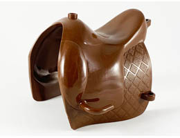 Scala Horse Saddle: {земно оранжев}