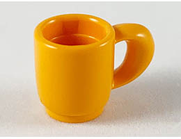 Scala Utensil Cup: {ярко жълто-оранжев}