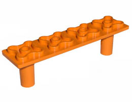 Scala Bed Support 2 x 8 x 1 2/3: {ярко оранжев}