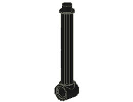 Technic, Shock Absorber 10L Damped, Piston Rod: {черен}