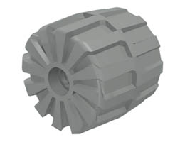Wheel Hard Plastic Medium (35mm D. x 31mm): {сив}