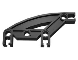 Znap Beam 8, 4 Holes, 3 Bends, Curved: {черен}
