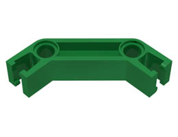 Znap Beam 4, 2 Holes, 2 Bends: {тъмно зелен}