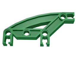 Znap Beam 8, 4 Holes, 3 Bends, Curved: {тъмно зелен}