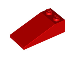 Покривна плочка 2X4x1, 18°: {ярко червен}