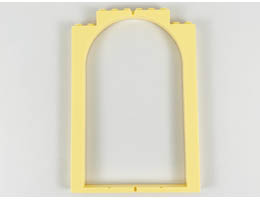Belville Wall, Door Frame Arched Swivel 1 x 10 x 12: {светло жълт}