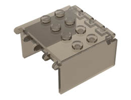 Windscreen 4 x 4 x 2 Canopy Extender with Hinges: {прозрачно кафяв}