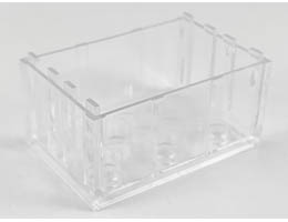 Container, Trunk Bottom 4 x 6 x 2 1/3: {прозрачен}