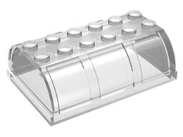 Container, Trunk Lid 4 x 6 x 1 2/3 : {прозрачен}