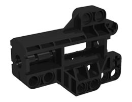 Technic, Pin Connector Block 7 x 3: {черен}