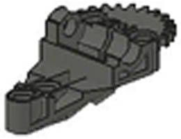 Technic, Gearbox Half: {тъмно сив}