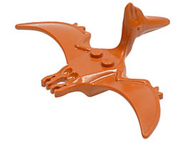 Dinosaur Pteranodon: {тъмно оранжев}