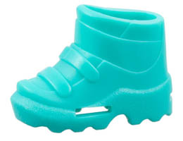 Scala, Clothes Shoe Boot Female, Hiking - Upper Part: {умерено синьо-зелен}