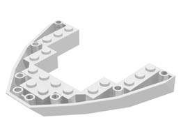 Boat, Bow Brick 8 x 10 x 1 : {бял}