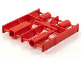 Scala Accessories - Complete Sprue - Table Containers (Wine, Milk, 2 Jars): {ярко червен}
