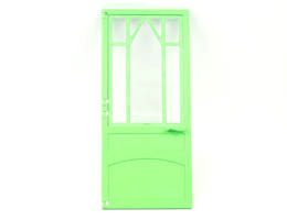 Scala Door 10 x 1 x 18 2/3 - Mullioned with Hinges: {умерено зелен}