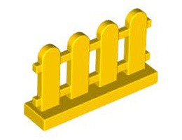 Ограда 1X4x2: {ярко жълт}