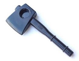 Minifigure, Utensil Axe, Fabuland: {черен}