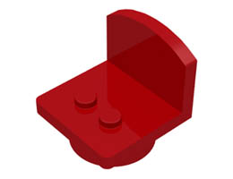 Fabuland Chair: {ярко червен}