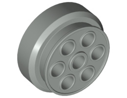 Wheel 30mm D. x 13mm (13 x 24 Model Team): {сив}