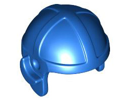 Minifigure, Headgear Cap, Aviator: {ярко син}