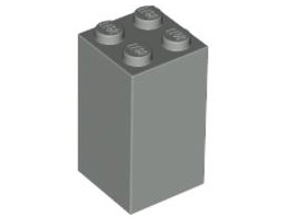Тухличка 2X2x3 : {сив}