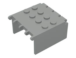 Windscreen 4 x 4 x 2 Canopy Extender with Hinges: {сив}