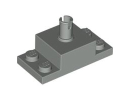 Плочка 2X4/2X2X1 с вертикална щракалка: {сив}