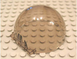 Windscreen 6 x 6 x 3 Canopy Half Sphere with Hinge: {прозрачно кафяв}