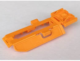 Technic Wheel Holder 7 x 3: {ярко оранжев}
