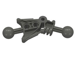 Bionicle Toa Leg: {тъмно сив}