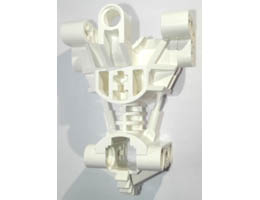 Bionicle Body Torso Trunk Gearbox: {бял}