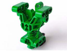Bionicle Body Torso Trunk Gearbox: {тъмно зелен}