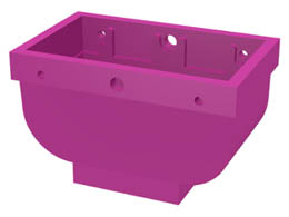 Belville Utensil Basket : {ярко пурпурен}