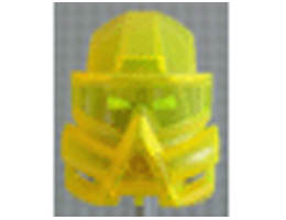 Bionicle Mask Kaukau: {прозрачен огнено жълт}