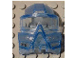Bionicle Mask Kaukau: {прозрачно флуорисциращо син}